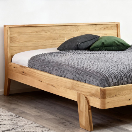 Franciaágy tömör tölgyből, Siena 160 x 200 cm