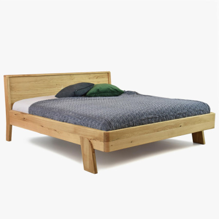 Franciaágy tömör tölgyből, Siena 160 x 200 cm