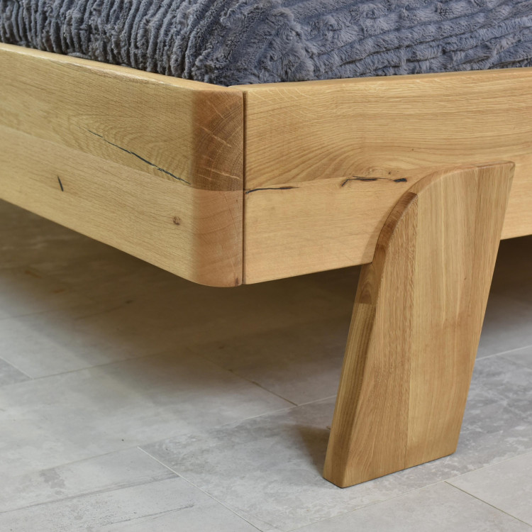 Franciaágy tömör tölgyből, Siena 160 x 200 cm