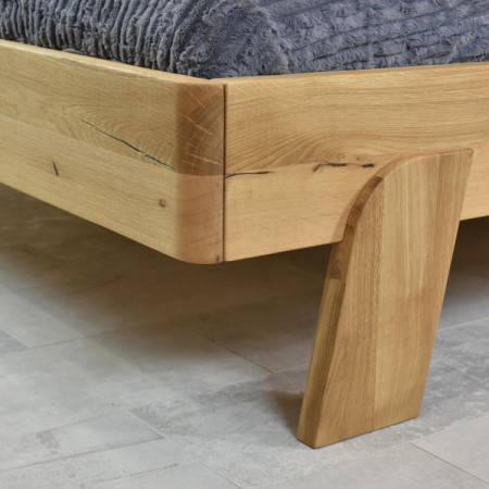 Franciaágy tömör tölgyből, Siena 160 x 200 cm