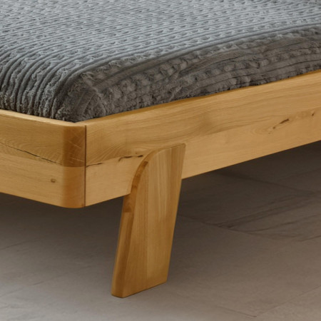 Franciaágy tömör tölgyből, Siena 160 x 200 cm