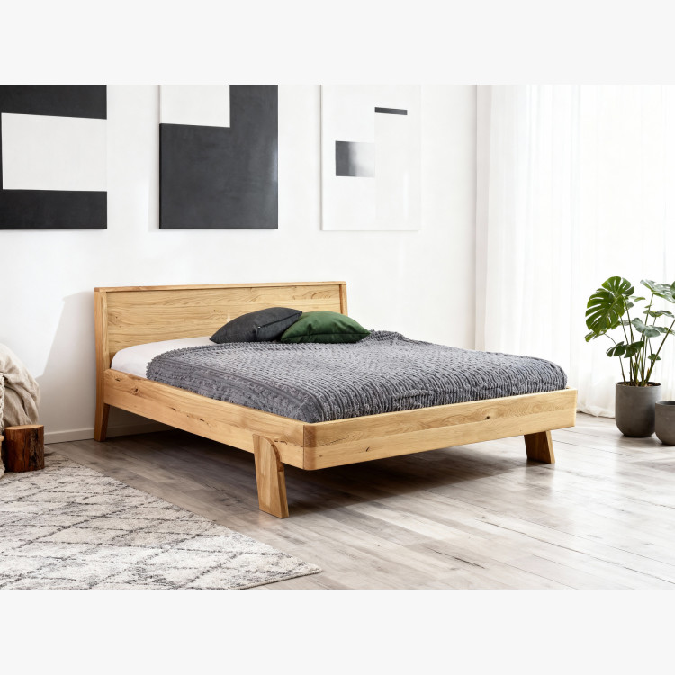 Franciaágy tömör tölgyből, Siena 160 x 200 cm