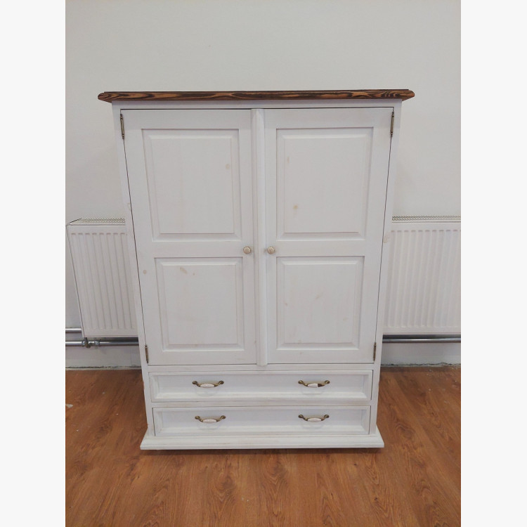 Komód provence-i stílusban – fehér patina (bemutató darab, outlet)