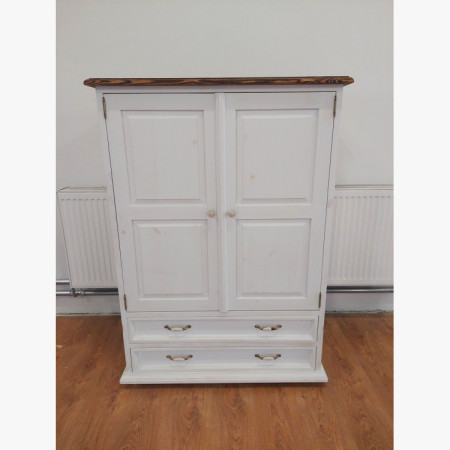 Komód provence-i stílusban – fehér patina (bemutató darab, outlet)