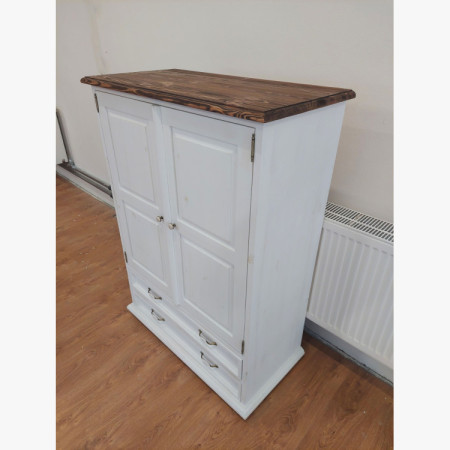 Komód provence-i stílusban – fehér patina (bemutató darab, outlet)