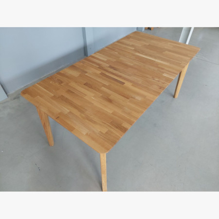 Bővíthető asztal tömör tölgy, Liam XL 140-180 x 90 cm (outlet)