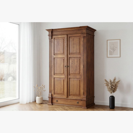 GARDRÓBSZEKRÉNY PRESTIGE (D-SAW-67 A) BARNA LAKK