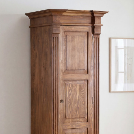 GARDRÓBSZEKRÉNY PRESTIGE (D-SAW-66A) BARNA LAKK