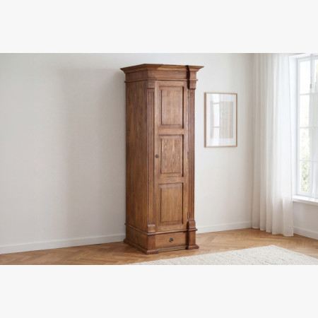 GARDRÓBSZEKRÉNY PRESTIGE (D-SAW-66A) BARNA LAKK