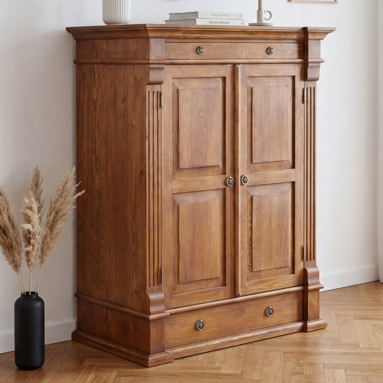 ÁGYNEMŰTARTÓ FÁBÓL PRESTIGE (D-BIL-66) BARNA LAKK