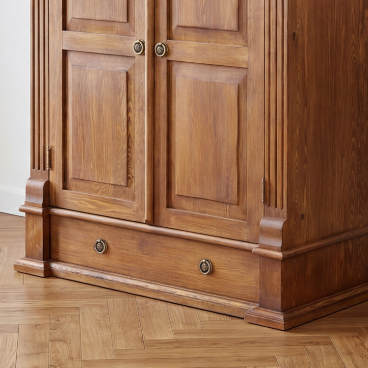 ÁGYNEMŰTARTÓ FÁBÓL PRESTIGE (D-BIL-66) BARNA LAKK