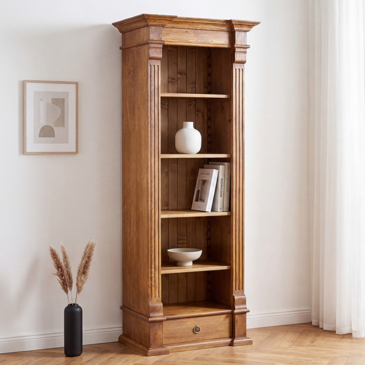 KÖNYVESPOLC PRESTIGE (D-REG-60) BARNA LAKK