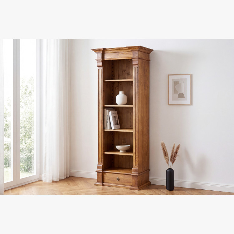 KÖNYVESPOLC PRESTIGE (D-REG-60) BARNA LAKK