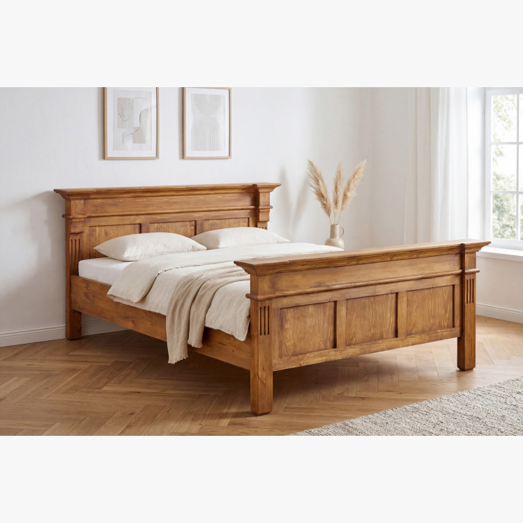 TÖMÖRFA ÁGY PRESTIGE (160 X 200) BARNA LAKK