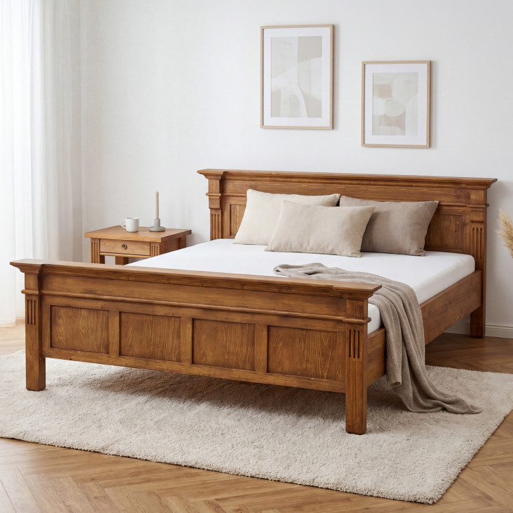 TÖMÖRFA ÁGY PRESTIGE (180 X 200) LAKK BARNA