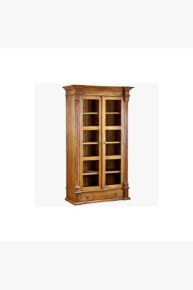 KÖNYVSZEKRÉNY AJTÓKKAL PRESTIGE , BARNA LAKK 2