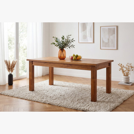 Tömörfa étkezőasztal PRESTIGE 140 x 80