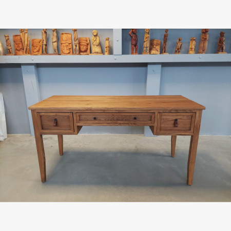 Tömör fenyő íróasztal - outlet