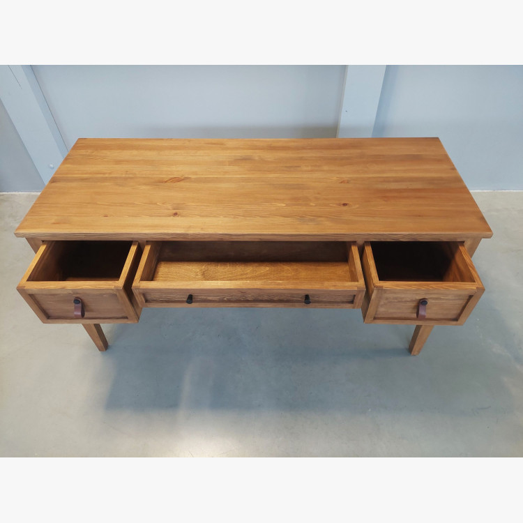 Tömör fenyő íróasztal - outlet