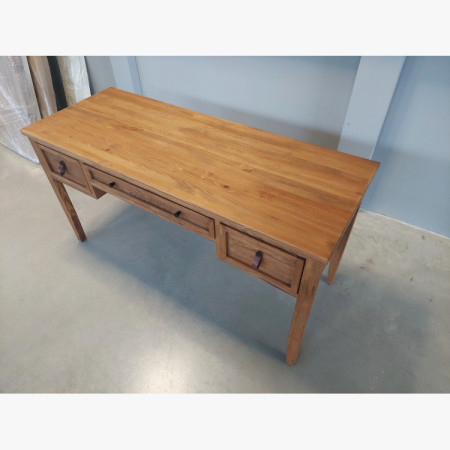 Tömör fenyő íróasztal - outlet