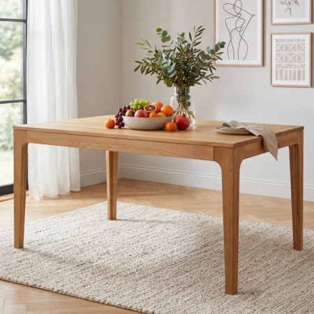 Kihúzható fa asztal - tölgy 140-190 cm