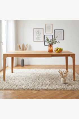 Kihúzható fa asztal - tölgy 140-190 cm 2