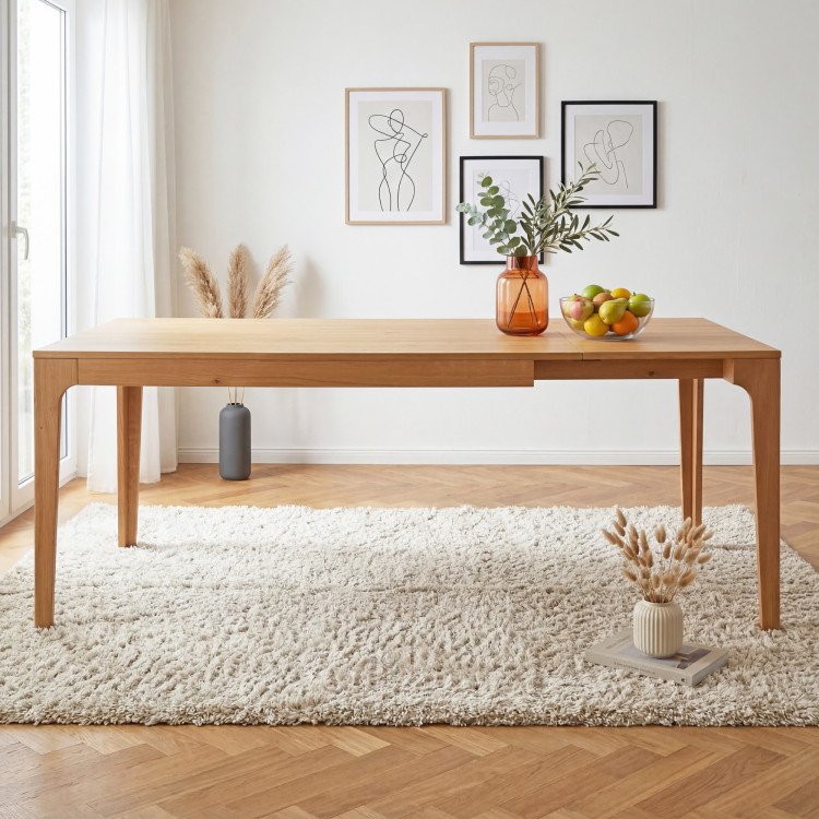 Kihúzható fa asztal - tölgy 140-190 cm