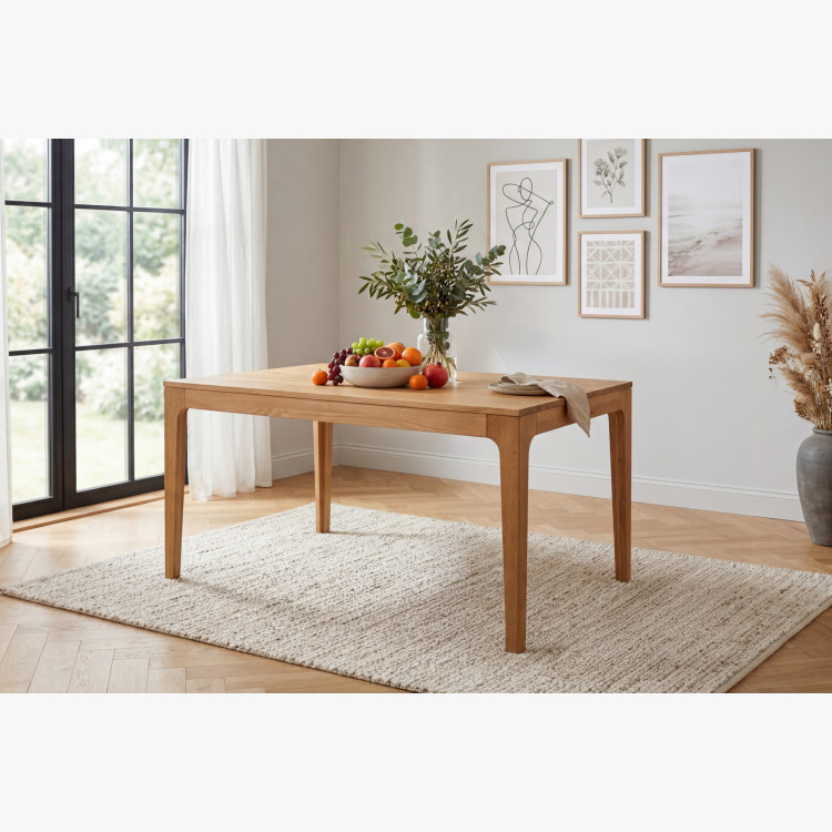 Kihúzható fa asztal - tölgy 140-190 cm