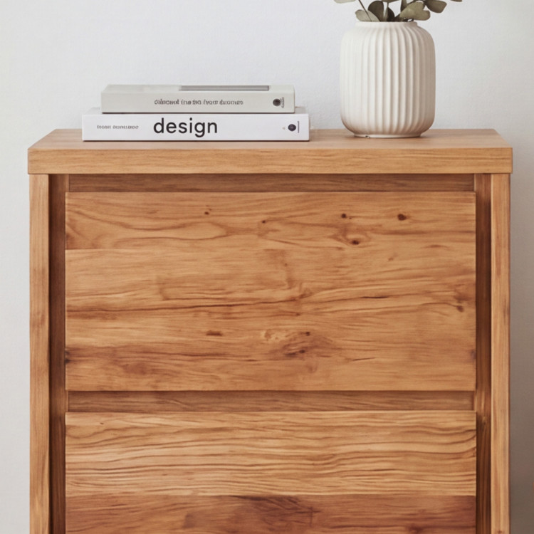 Tölgy éjjeliszekrény – 2 fiók