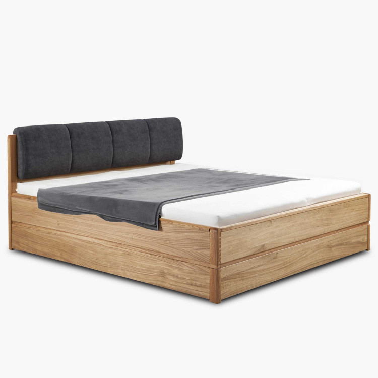 Ágy 180 cm tárolóval, Helsinki Olaj