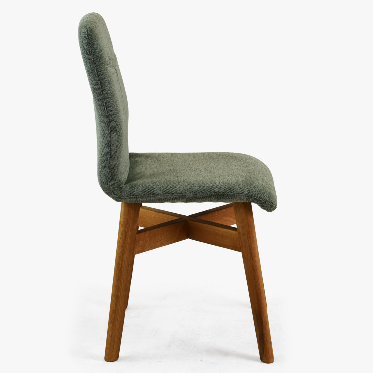 Étkezőszék YORK, zöld - easy clean