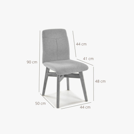 Étkezőszék YORK, zöld - easy clean