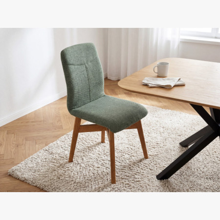 Étkezőszék YORK, zöld - easy clean