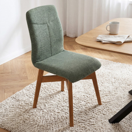 Étkezőszék YORK, zöld - easy clean