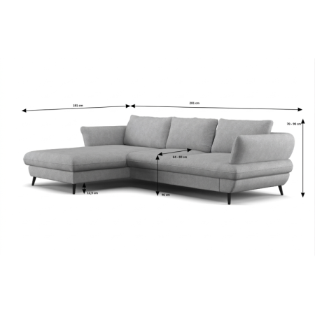 Sarokkanapé BALOU - Balos sarok