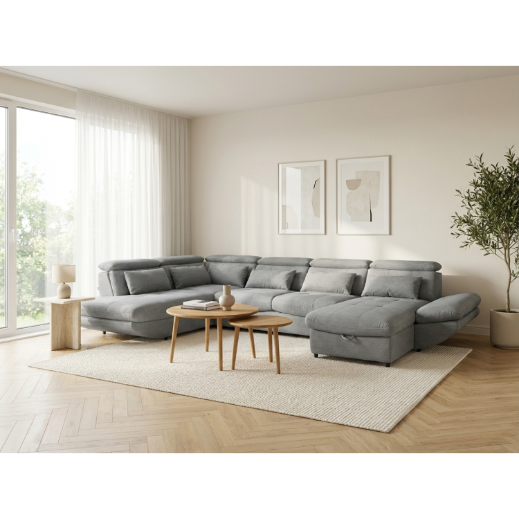 U-alakú ülőgarnitúra ággyá alakítható Park