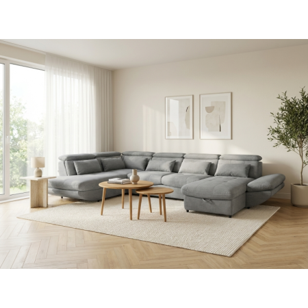 U-alakú ülőgarnitúra ággyá alakítható Park