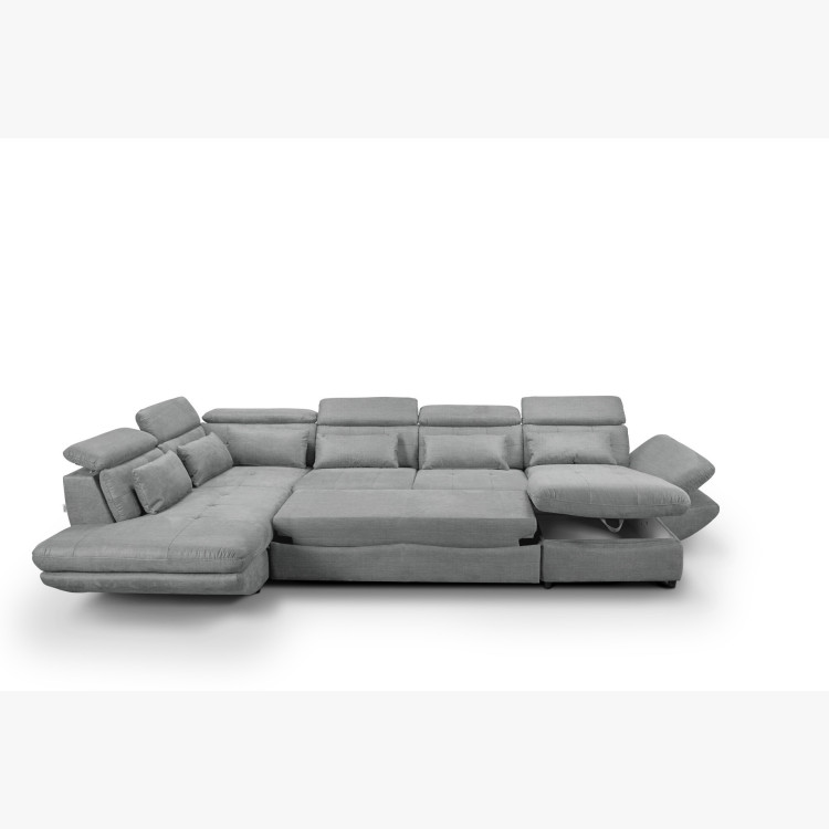 U-alakú ülőgarnitúra ággyá alakítható Park