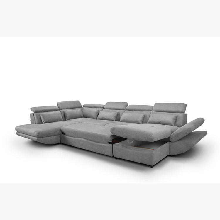 U-alakú ülőgarnitúra ággyá alakítható Park