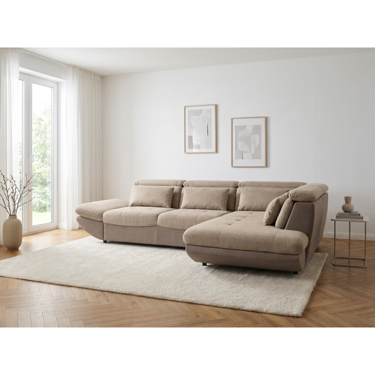 Modern sarokülőgarnitúra Park ágyfunkcióval és tárolóhellyel - jobb oldali sarok