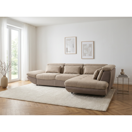 Modern sarokülőgarnitúra Park ágyfunkcióval és tárolóhellyel - jobb oldali sarok