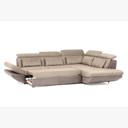 Modern sarokülőgarnitúra Park ágyfunkcióval és tárolóhellyel - jobb oldali sarok