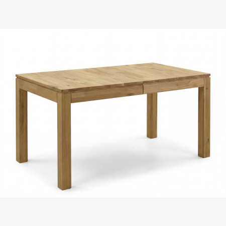 Tömör tölgyfa kihúzható asztal Matuš 140 x 90 cm + 80 cm bővítés