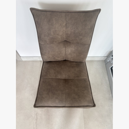 Kényelmes Riga szürke kárpitozású étkezőszékek - outlet