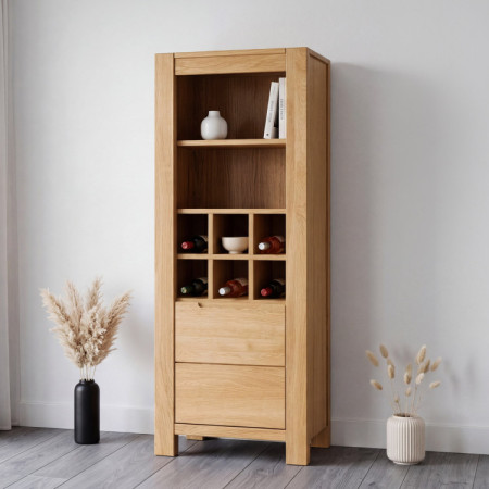 Tölgyfa borállvány Napoleon 150×60×40 cm