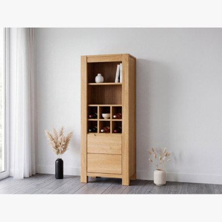 Tölgyfa borállvány Napoleon 150×60×40 cm