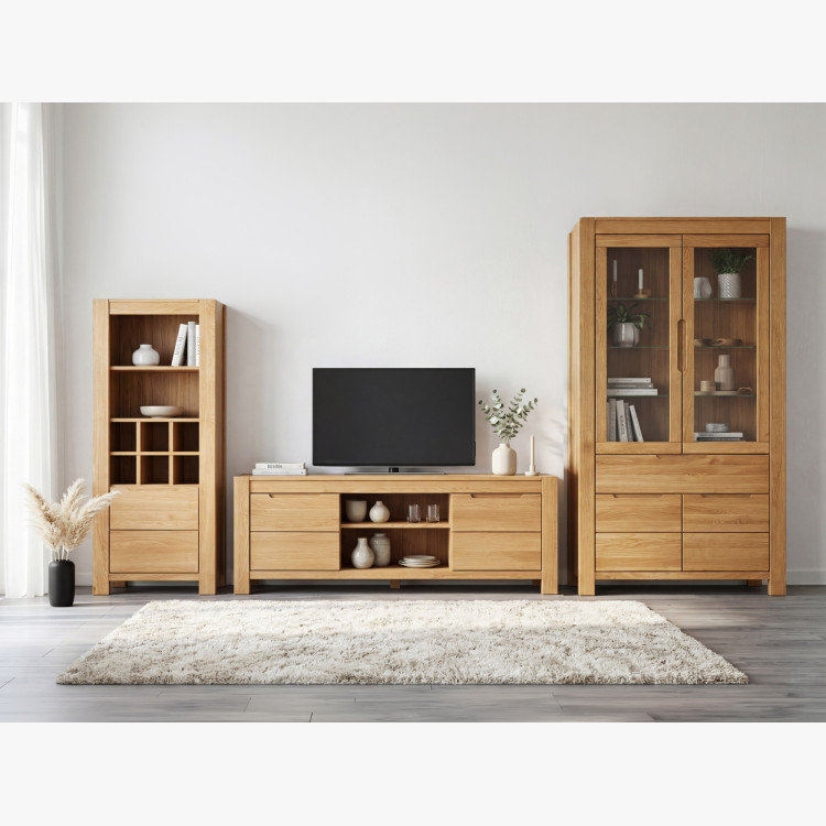 Tölgyfa borállvány Napoleon 150×60×40 cm