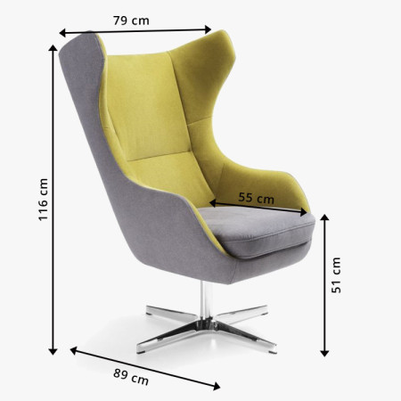 Forgó fotel Zing - outlet