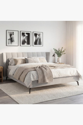 Modern kárpitozott ágy tárolóval, 180 × 200 cm