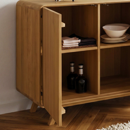 Avalon tölgy komód 3 ajtó 134 cm – natúr tölgy